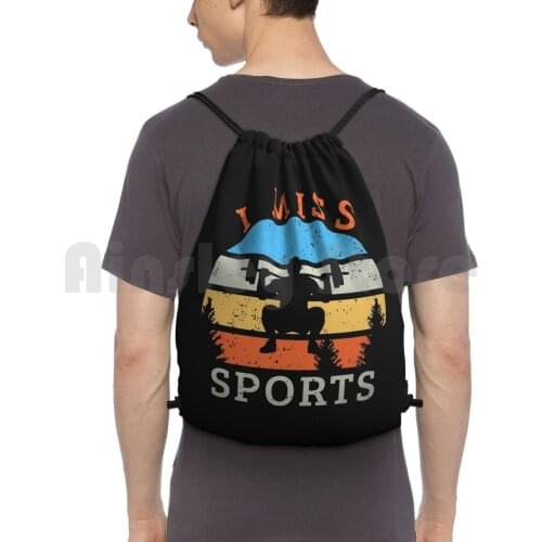 I Miss Sports No Sports Bring Back Sports , Baseball , Basketball , Quarantine , Social Distancing Unisex Outdoor Hiking