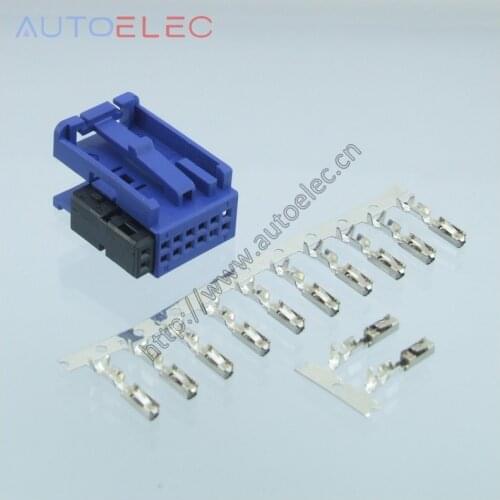 1Kit 3B7035447A Automotive Connector with ECU terminal for Volkswagen Audi reverse image Bluetooth microphone plug