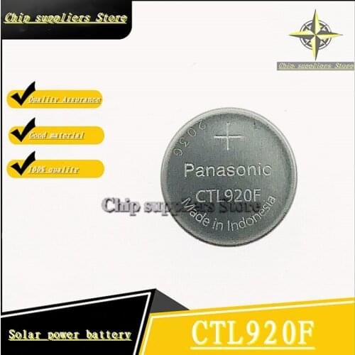 1PCS-10PCS) CTL920F CTL920 Solar energy watch rechargeable battery Solar radio wave watch 100% New and original