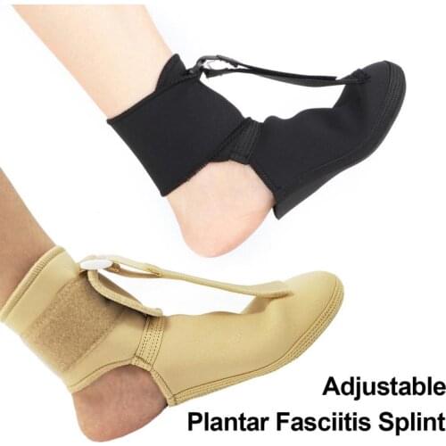 1PC Adjustable Night Splints Plantar Fasciitis Elastic Ankle Support Foot Brace Toe Stabilizer Foot Orthotic Brace Night Splint