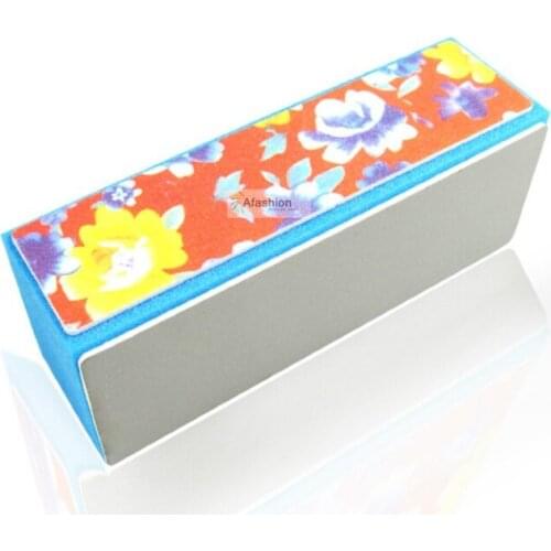 10pcs 4 side nail buffer block polish for set file manicure pedicure callus remover stand drill x paint tools free shipping