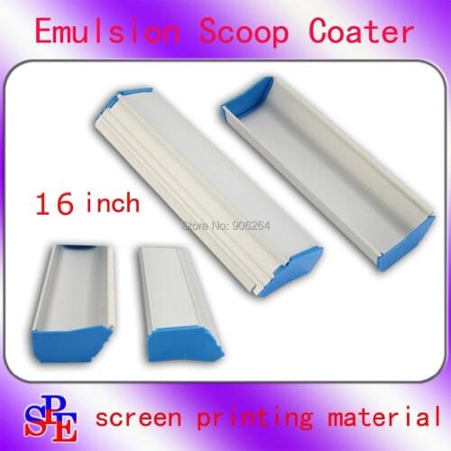 16" 41cm Emulsion Scoop Coater Silk Screen Printing Sizing Scrape Coating