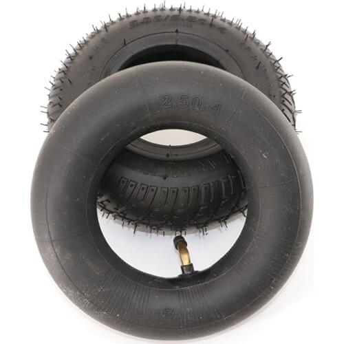 2.80/2.50-4Tire with Inner Tube 2.80/2.50-4 fits Gas / Electric Scooter ATV Elderly Mobility Scooter Motorcycles bikecle