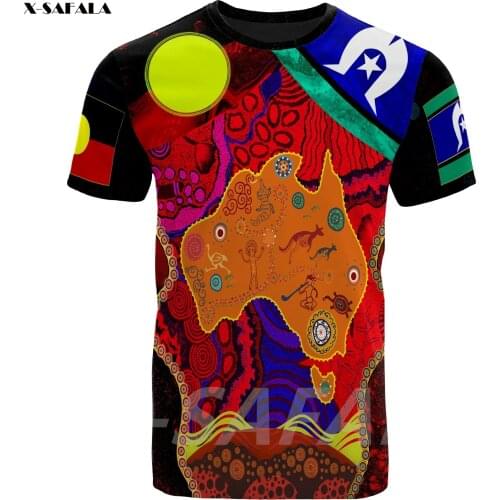 2021 DOT PATTERNS NAIDOC WEEK Australia Aboriginal 3D Fashion All Over Printed Round Neck T-Shirt Men Women Harajuku Casual Tee