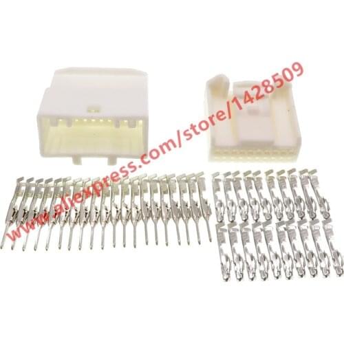 5 Sets 20 Pin Auto Car CD Player Wire Connector Audio Socket For Toyota 1473807-1