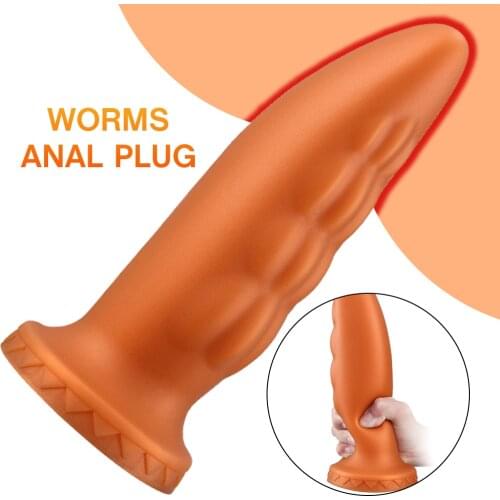 Liquid Silicone Anal Plugs With Suction Cup Butt Plugs Prostate Massager Anal Dilator Bdsm Adult Toys Couple For Sextoyse Female