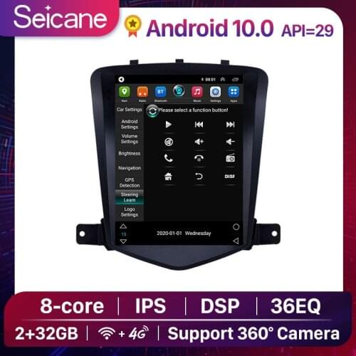 Seicane 9.7 inch 2GB Android 9.1 Car Multimedia Player GPS for 2008 2009-2013 chevy Chevrolet Classic Cruze support TPMS Carplay