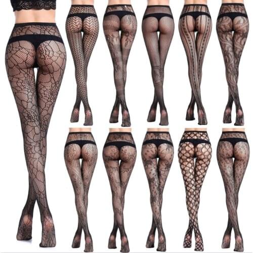 New Generation of Fishnet Stockings Sexy Stockings Bottoming Pantyhose Fishnet Eye Jacquard Fishnet Stockings Mesh Pants