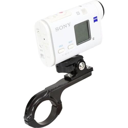 Aluminum Alloy Bike Handlebar Holder Mount Bicycle Clamp for sony X1000 X1000V X3000 X3000R AS300 AS50 AS15 AS20 AS30 AS100 Cam