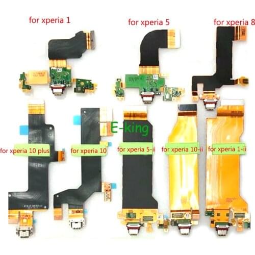 For Sony Xperia 1 5 8 10 Plus 1-II 5-II 10-II USB Charging Dock Port Connector Flex Cable