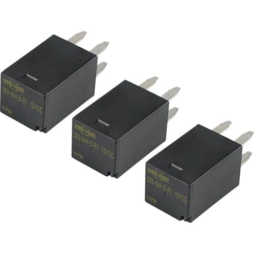 NICECNC 1 PC Electrical Steering Relay Black for Polaris RZR Sportsman Ranger Replaces 4011283 12V