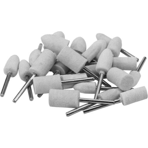 25Pcs set 1/8 inch Felt Polishing Buffing Points Mounted Imitation Wool For Rotary Tool