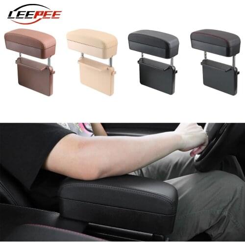 High Quality Car Seat Gap Armrest Set Storage Box Organizer Arm Rest Elbow Support Height Adjustable Auto Accessories Interior