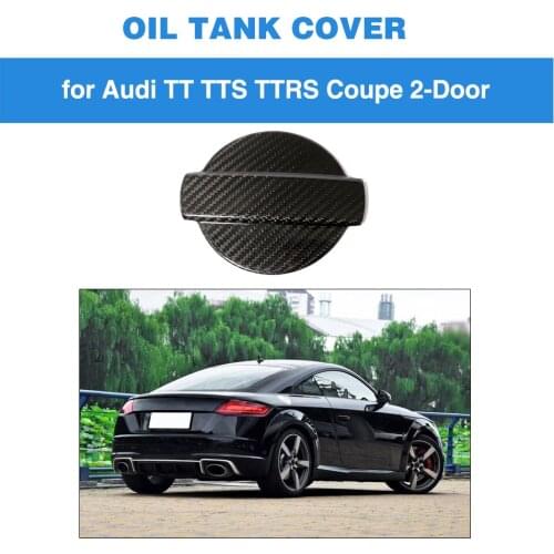 Filler Water Tank Cover Engine Oil Tank Lid Cap Cover Carbon Fiber Retrofit For Audi Quattro TT TTS TTRS Coupe 2 door
