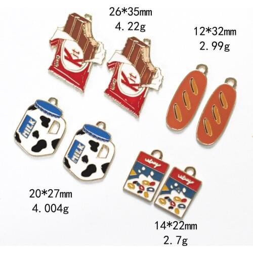 Novelty Earrings Korean Earrings Odd Jewelry Dripping Chocolate Alloy Jewelry Accessories Rubber Band Earring Pendant