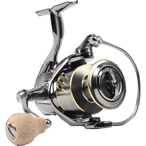 2022 New All-Metal 25KG Max Drag Power Sea Fishing Reel Super Smooth Spinning Reel Freshwater And Seawater Dual Use Reel