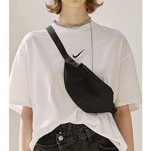 Mens Belt Bag Oblique Satchel Chest Male Nylon Recreation Bag Mini Purse Popular Logo Japanese Man Female Single Shoulder Bag