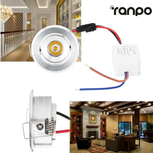 Super Bright 3W LED Ceiling Light Recessed Mini Downlight AC 85V-265V High Power Cold Warm White Home Light