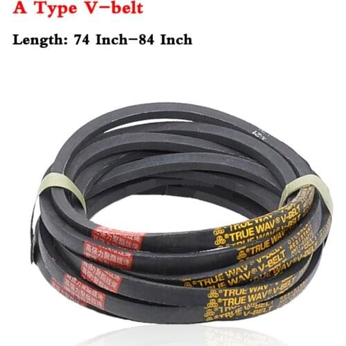 1PCS A Section V-belt Triangle Belt A-74 Inch ~ A-84 Inch For Industrial Agricultural Equipment