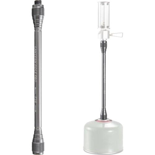 CAMPINGMOON 2.3M/1.2M Gas Lantern Extension Tube Camping Light Lamp Extender Pole Rod For Outdoor Hiking Camping Equipment