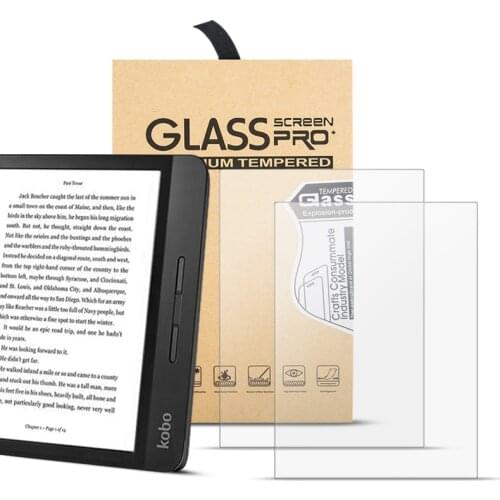 2PCS/Lot Tempered Glass for Kobo Libra H2O Screen Protector film for 2019 Kobo Libra H2O 7 inch e-Reader e-Book Glass Guard