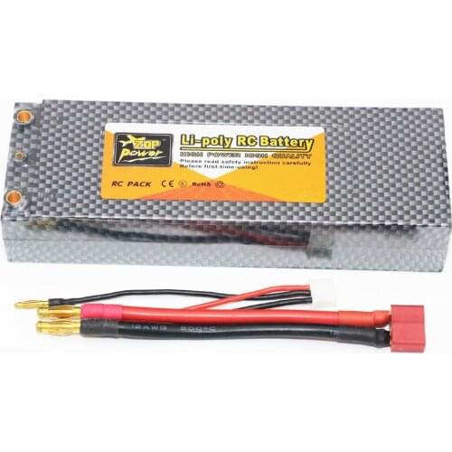 ZOP Power 7.4V 4200mAh 35C 2S RC LiPo Battery Hard Case for 1/10 RC Car Traxxas Tamiya