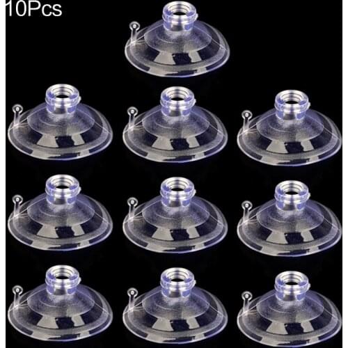 10Pcs 4CM Clear Sucker Suction Cups Button Mushroom Head Suckers Cup Transparent Suckers Wedding Supply Suckers Cup Button