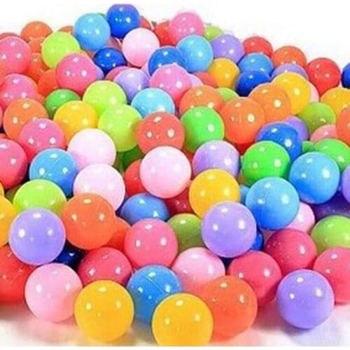 100Pcs/Lot Ocean Wave Ball Toy Colorful Eco-Friendly Plastic Sea Balls For Baby Play In Dry Swim Pool Pit Outdoor Sports