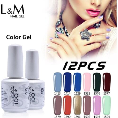 12 Pcs IDO Gelpolish 15ml Free Shipping Soak Off UV Gel Nail French Matte No Wipe Top Coat C Nails polish Chinese Supplier