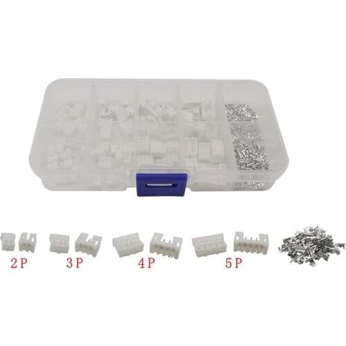 230Pcs 2.54mm 2Pin 3Pin 4Pin 5Pin Pitch Terminal Kit / Housing / Pin Header JST Wire Connector XH2.54 Terminals Kits Connectors