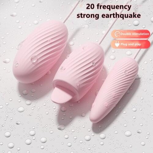 3 IN 1 Female Vibrator Remote Control 20 Speeds Vibrating Egg Clitoris Stimulator Vaginal Ball Vibrators Sex Toys for Woman
