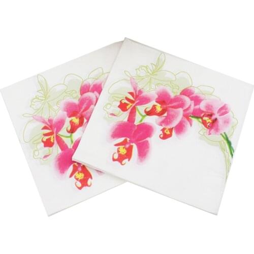 33x33cm 20Napkins/lot Colour Creative Print Napkins Blue tissue paper for party DIY Birthday Wedding Party Paper Towel Decor