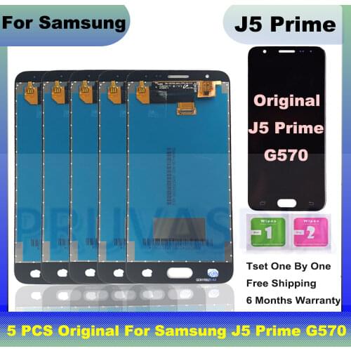 5 Piece/lot ORIGINAL For Samsung J5 Prime LCD Display Touch Screen For Samsung Galaxy J5 Prime LCD Screen Assembly