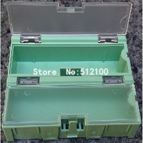 FREE SHIPPING 100PCS/LOT Components box Electronic Case Component Boxes Storage SMD Box 75 x31.5 x 21.5mm