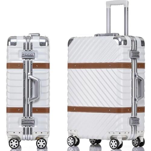GraspDream Rolling Luggage Travel Suitcase Carry On Check in Trolley Case Bag 4 Wheels Spinner Hard Shell ABS 20 24 26 28 Inch