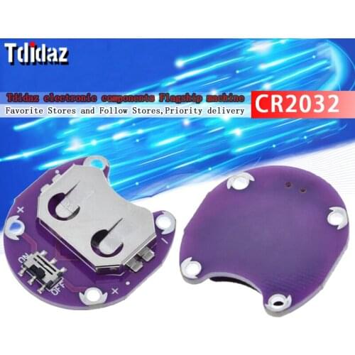 LilyPad Coin Cell Battery Holder CR2032 Battery Mount Module for arduino DIY KIT