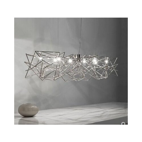 Custom personality creative geometric designer model room studio living room dining room bedroom clothing store Nordic chandelie