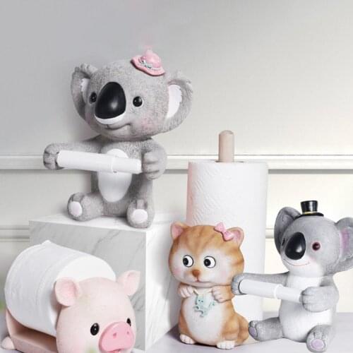 Personality Toilet Paper Roll Holder Tissue Stand Hotel Office Indoor Decor Metal Bathroom Stand Accessories Storage