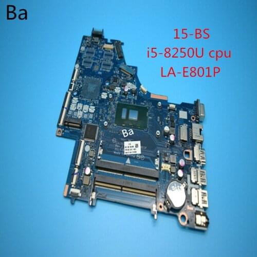 For HP 15-BS laptop motherboard I5-8250U CPU integrated graphics card LA-E801P motherboard fully tested