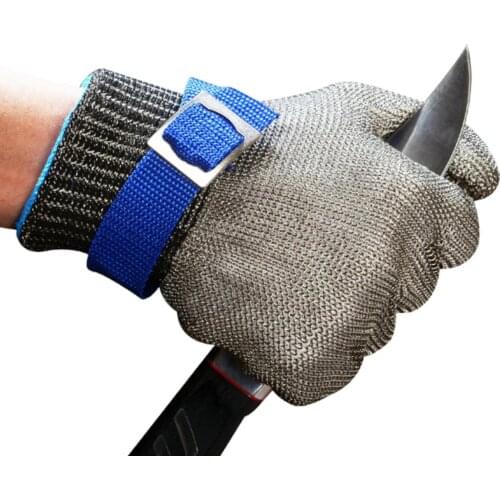 Cut-proof Resistant Gloves Stainless Steel Wire Mesh Gloves for Carpentry Butcher Tailor Operation Gloves Anti Cutting