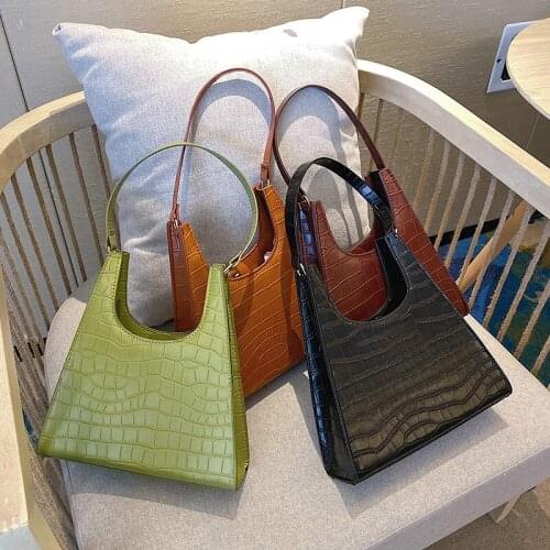 Casual Alligator Handbags Women Crocodile Pattern Messenger Bags Women PU Leather Shoulder Crossbody Bag Female Purse Hot Sale