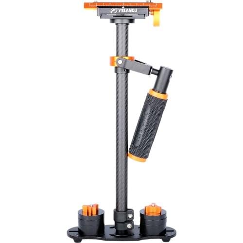 Adjustable S60T Carbon Fiber Tube Extended Lenghth 60cm DSLR Video Camera Stabilizer Compact Steadycam Minicam Steady Cam