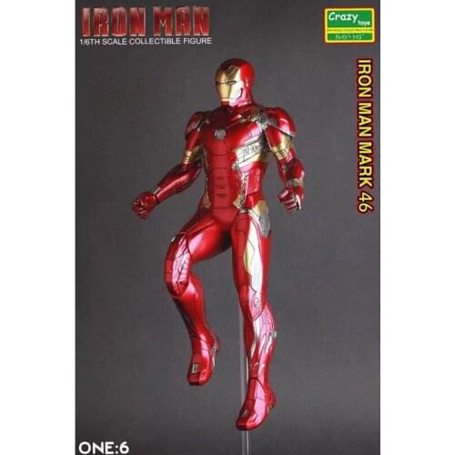Crazy Toys Marvel 1/6th MK46 Iron Man Action Figure Toys