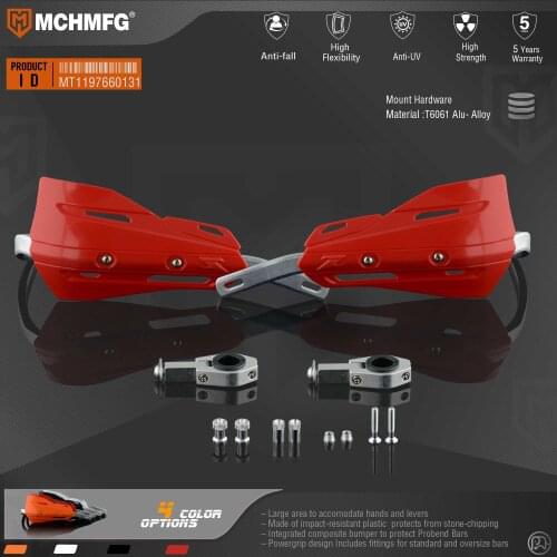 P-ZETA handguards for motorcycle fit for 7/8"22mm Handlebar1-1/8 28mm Fat Bar CR XR YZ WR EX TTR CRF WRF EXC DRZ