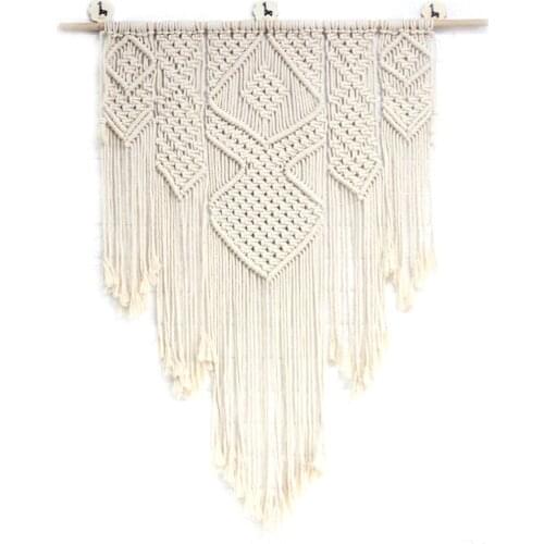 DIY Creation Crafts Home decoration tapestry wall decoration tassel tapestry Nordic style