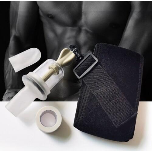 Vacuum Cock Pump Penis Belt Stretcher Male Penis Extender Edge Enlarger Enhancer Device Dick Cup Hanger Enhancement Pene Sex Toy