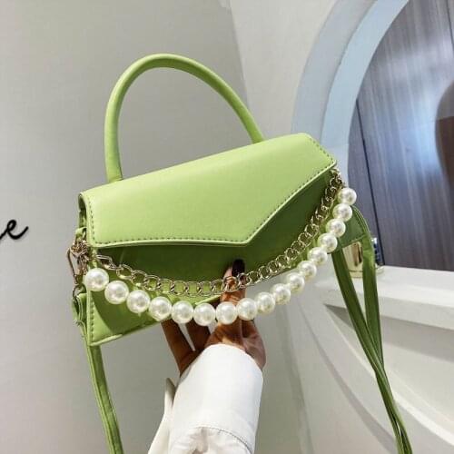 New Pearl Bags For Women 2020 High Quality Purses And Handbags Luxury Designer Women Purse New Fashion Crossbody Bag With Chain