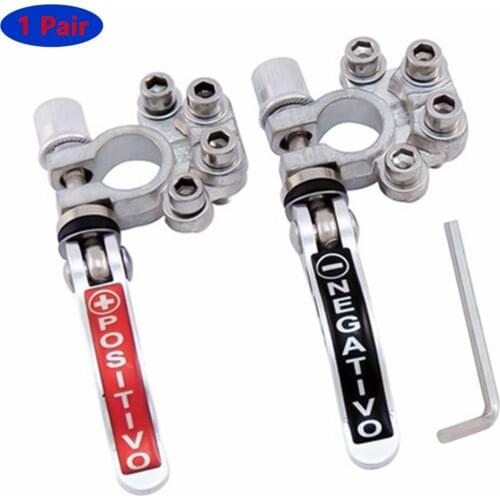 1 Pair Of Car Tools Quick Disconnect Battery Tool Main Cable Terminal Closing Connector Clip 12v 6v 24v Car Boat Tractor Truck