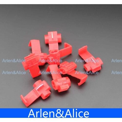 100 pcs Wire terminals quick wiring connector cable clamp AWG 22-18