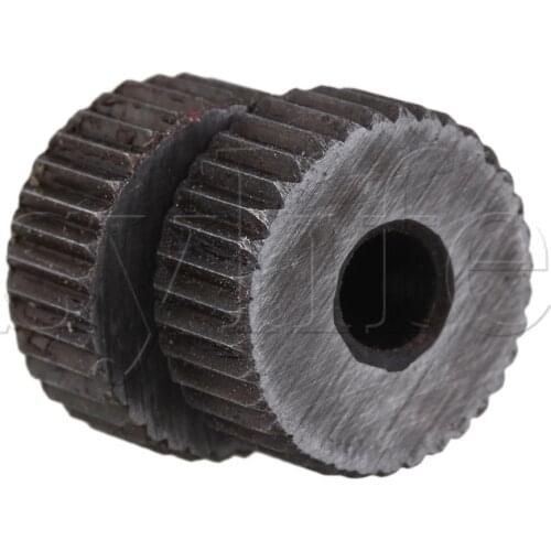 2PCS 19x8mm Single Straight Knurling Tool 1.6mm Pitch Linear Knurl Wheel